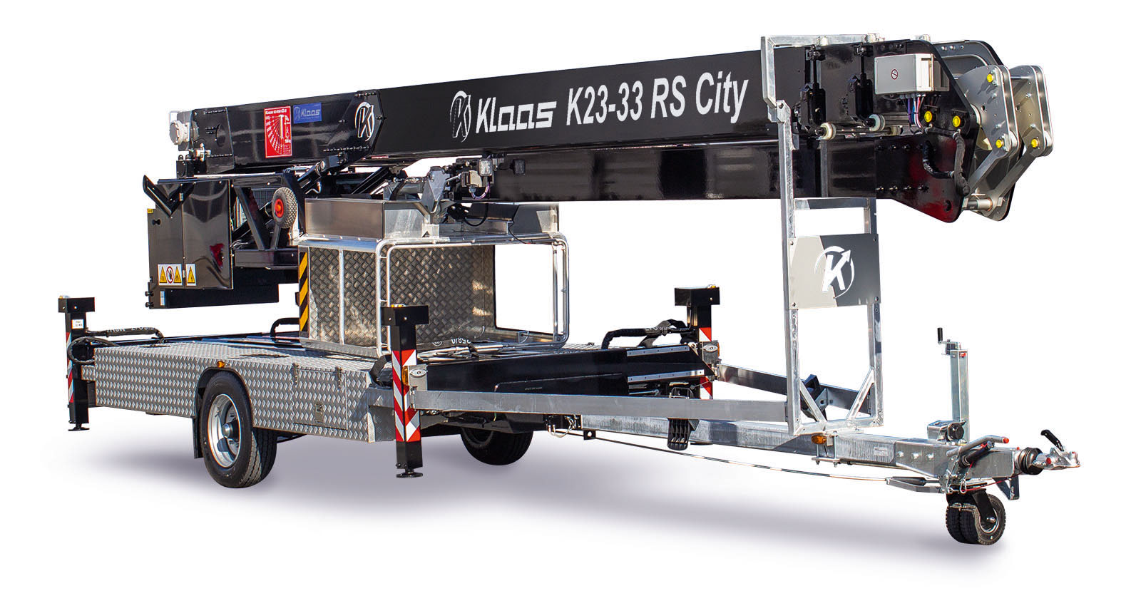 K23-33 RS City - Klaas Anhängerkrane, Autokrane, Möbelaufzüge, Bauaufzüge, Feuerwehr Löscharme Bühnen, Hubarbeitsbühnen
